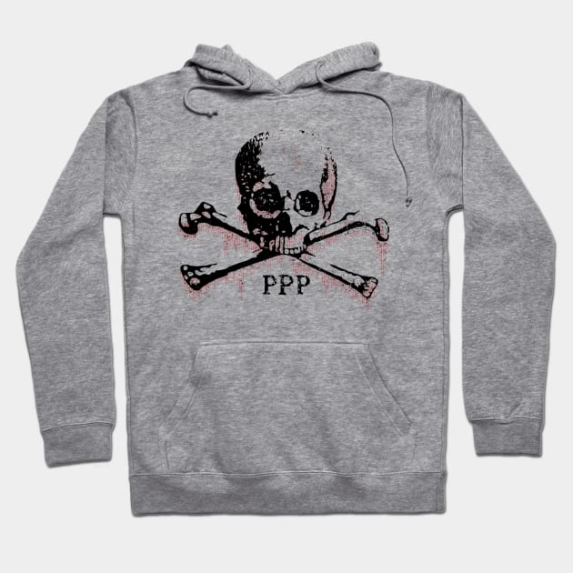 Skull & Bones (Dark) Hoodie by prettypeoplepictures